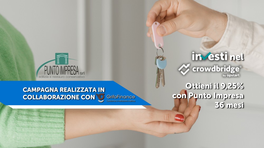 Campagna equity crowdfunding Punto Impresa-36 mesi 
