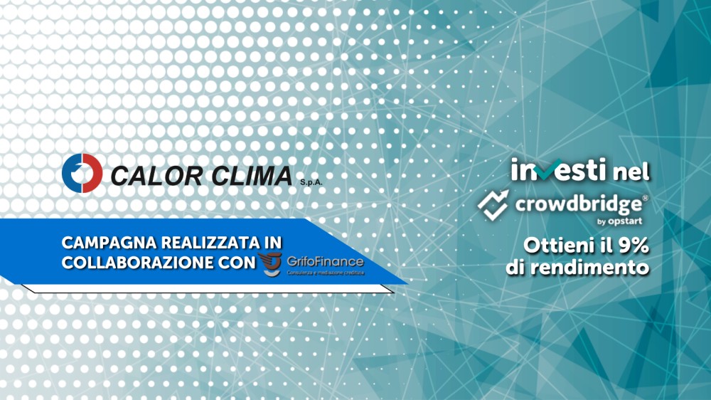 Campagna equity crowdfunding Calor Clima