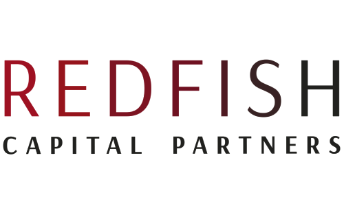 Logo Redfish Capital Partners, parte della rete Opstart Point del fintech hub del crowdfunding