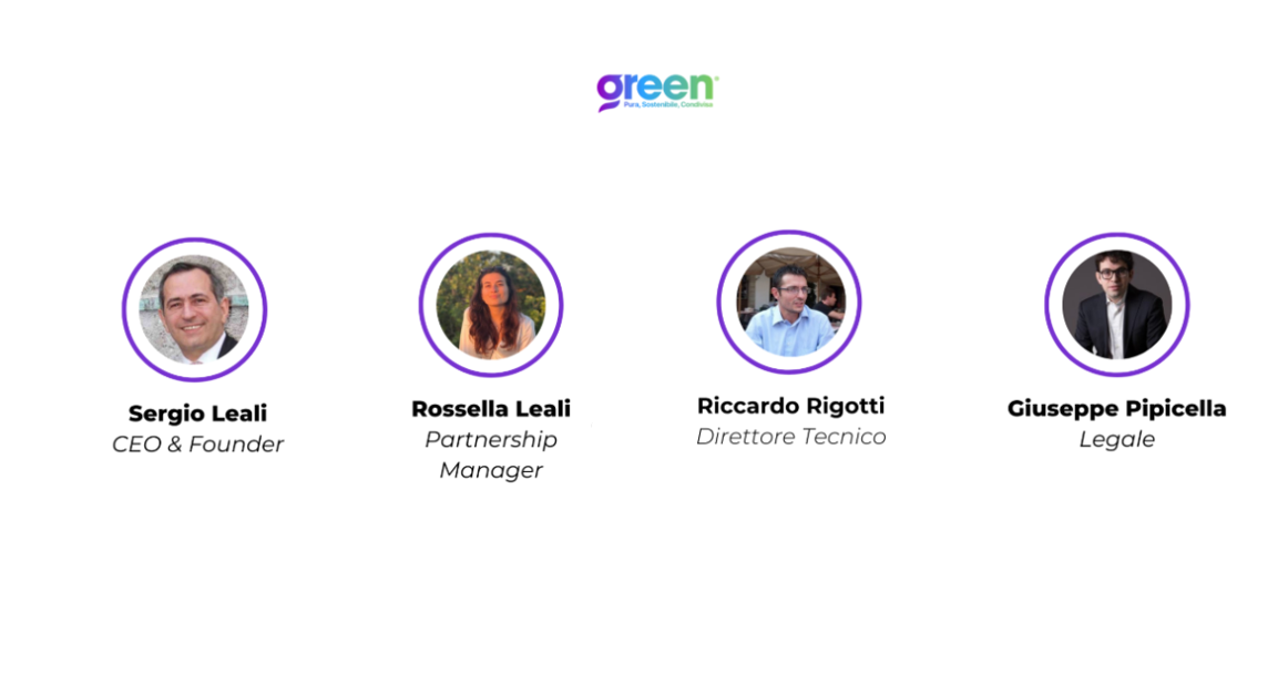 immagine team con job title di green piccoli utenti energetici per la campagna di equity crowdfunding su Opstart