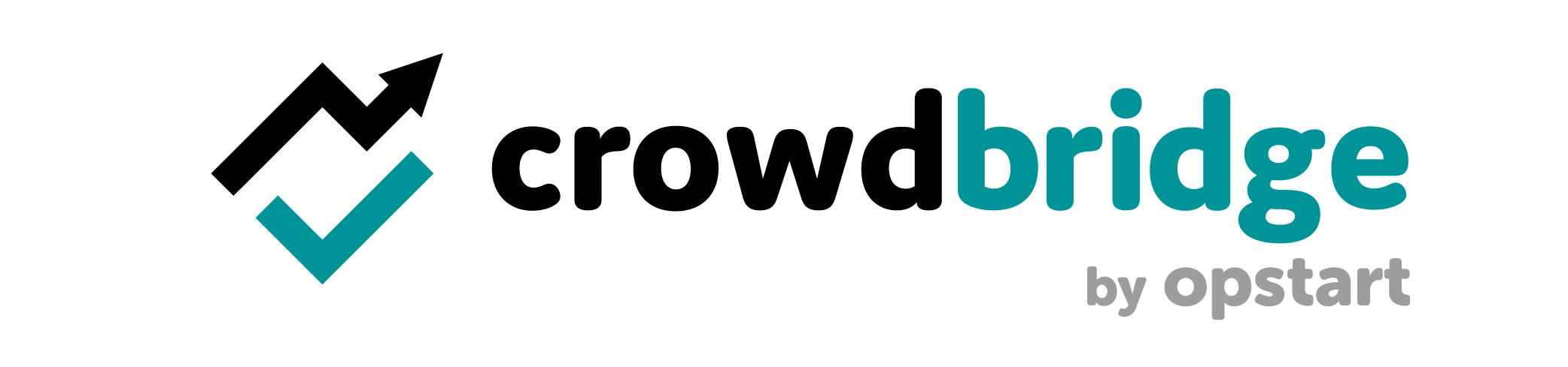 Logo Crowdbridge operazione proprietaria di bridge financing di Opstart