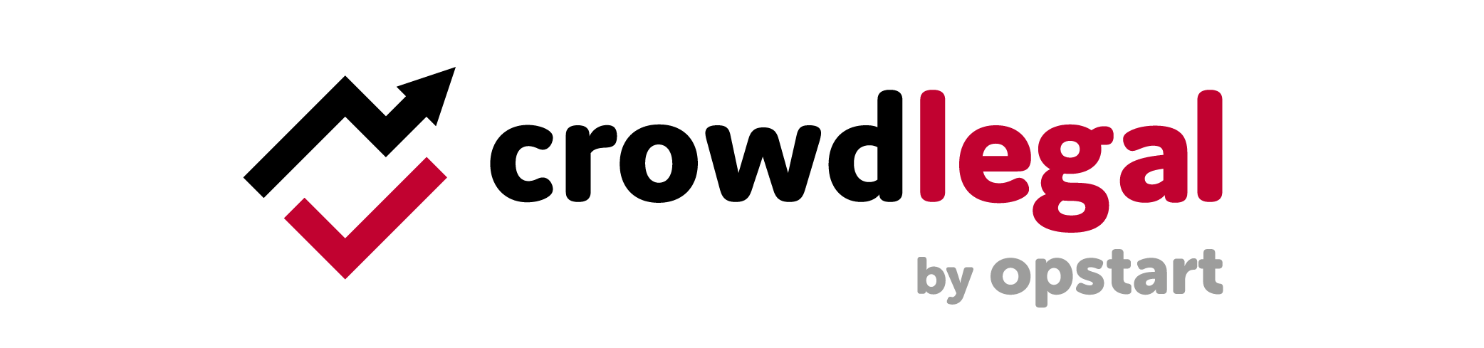 Logo Crowdlegal divisione di Legal Action Crowdfunding di Opstart